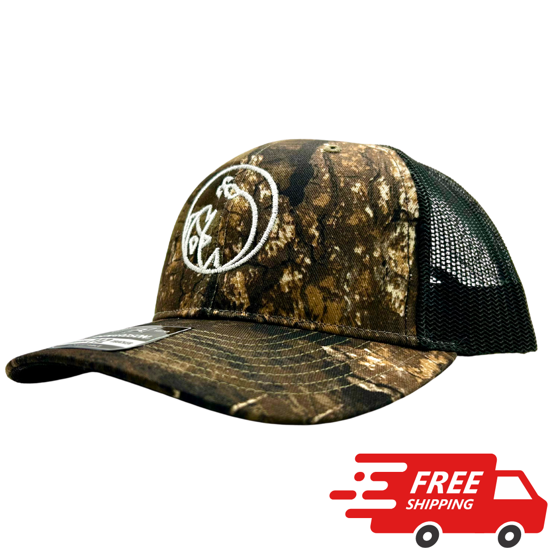 Wendell Fishing Camo Trucker Hat