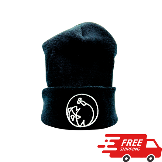 Wendell Fishing Black Beenie