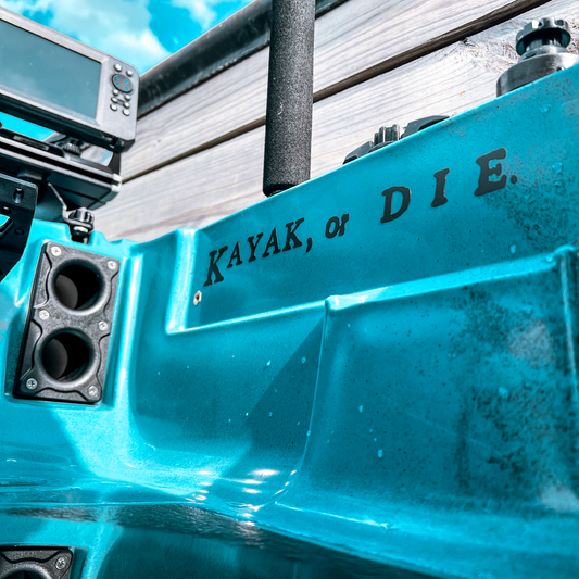 K,orD. Text Sticker 12"