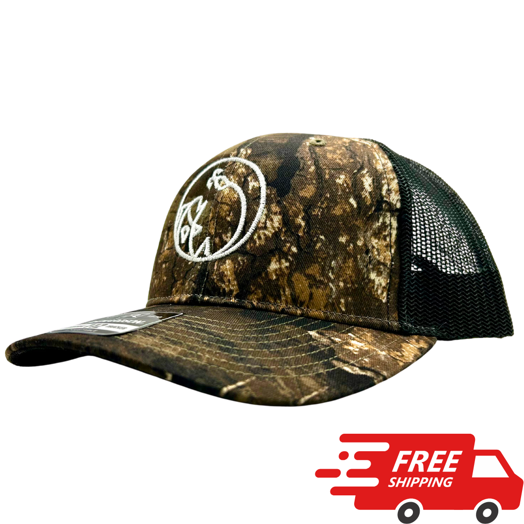 Wendell Fishing Camo Trucker Hat 